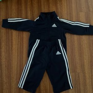 Adidas baby track suit in navy blue 9M